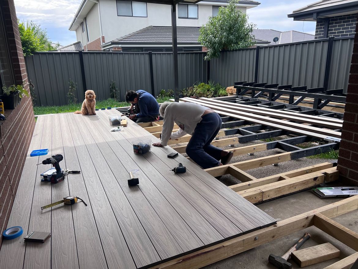 new deck installation by the seattle deck builder team